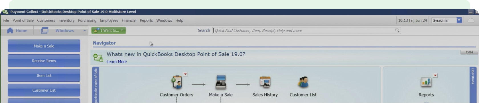 QuickBooks Point of Sale